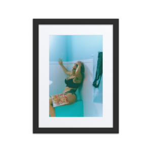 Matte paper framed poster with mat (in) black 12x16 front 69ba4c0e4bbdd